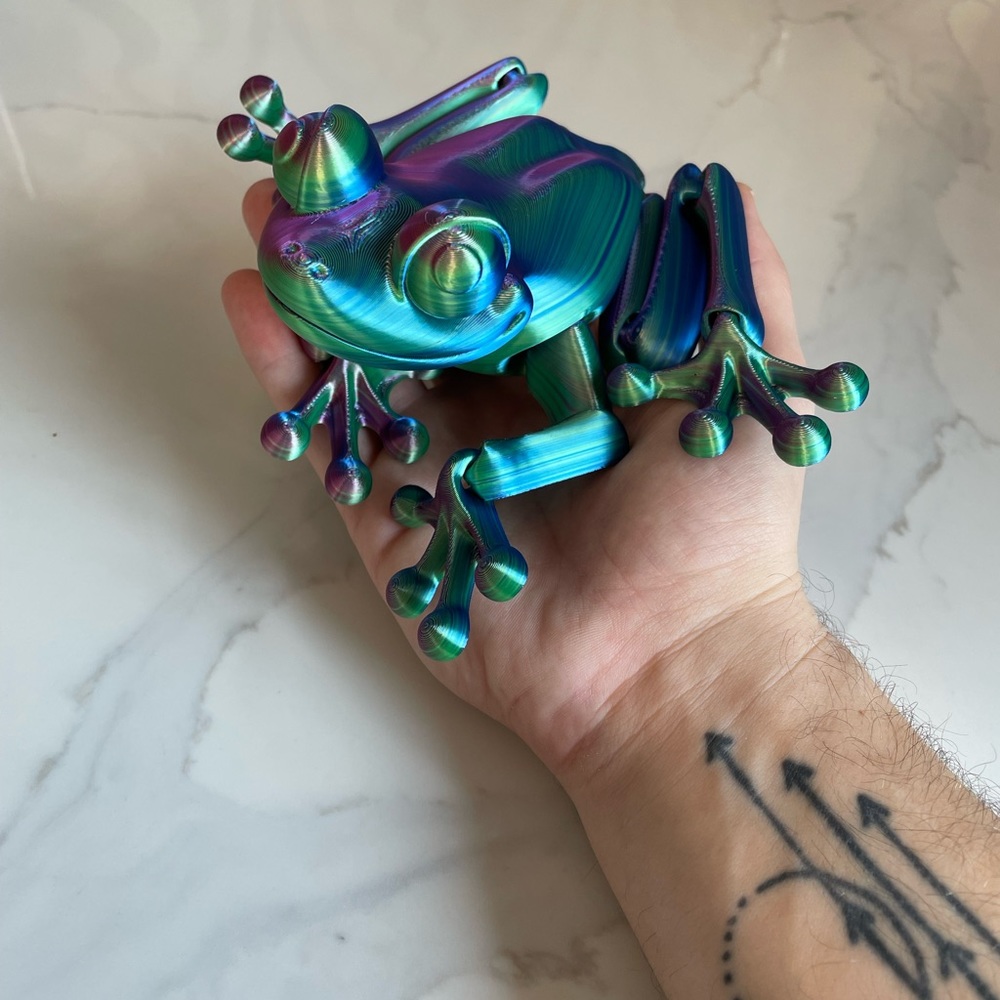 Colorful Frog Action Figure - Picture 7 of 8